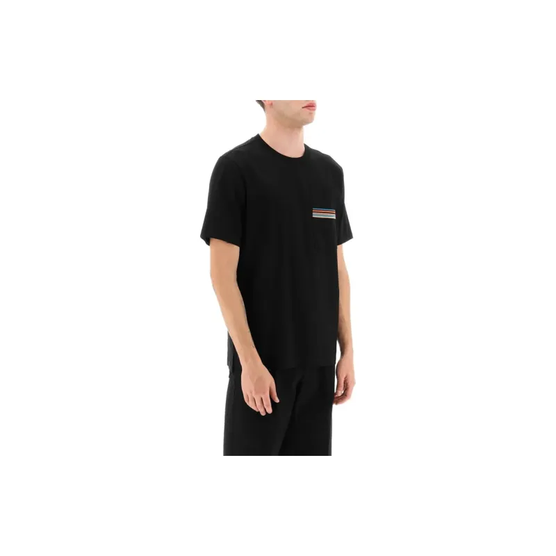 Paul Smith Stripe Detailed Crewneck T Shirt-3