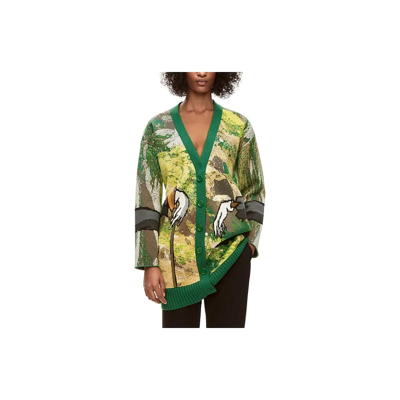 LOEWE SS23 Sweaters Unisex Green-6