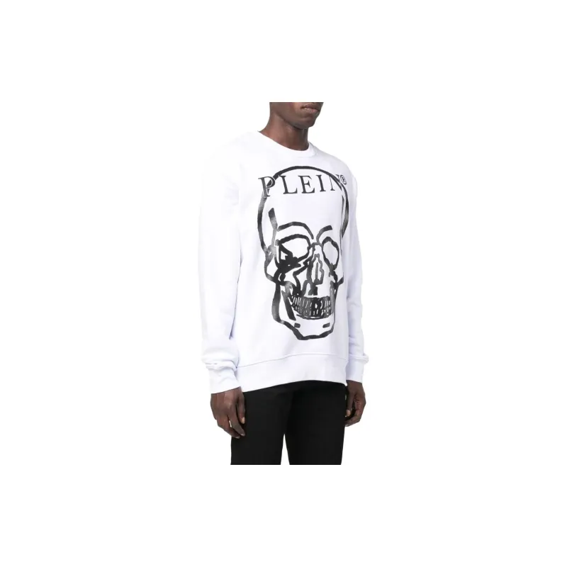PHILIPP PLEIN Skull print Long sleeve Sweatshirt-4
