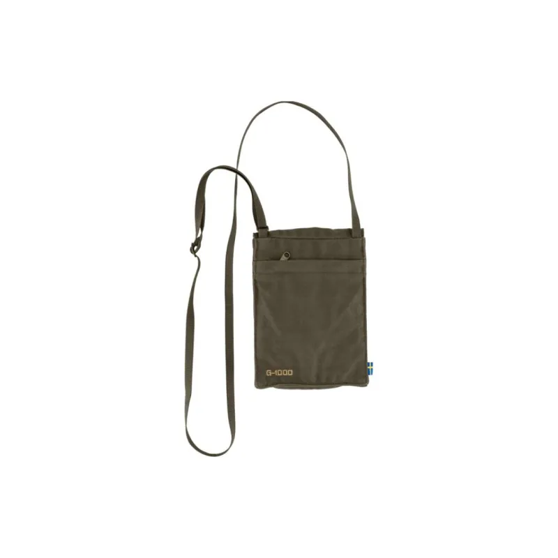 Fjallraven Polyester Shoulder Bag, Crossbody Bag Mini Unisex Dark Olive-1