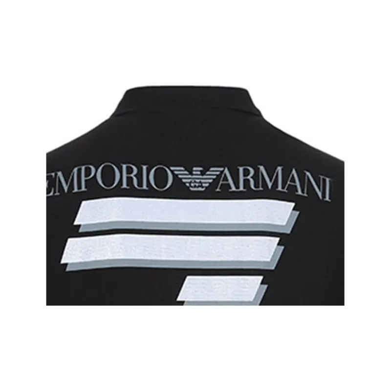 EMPORIO ARMANI EA7 Polo Shirt Men's Black-4