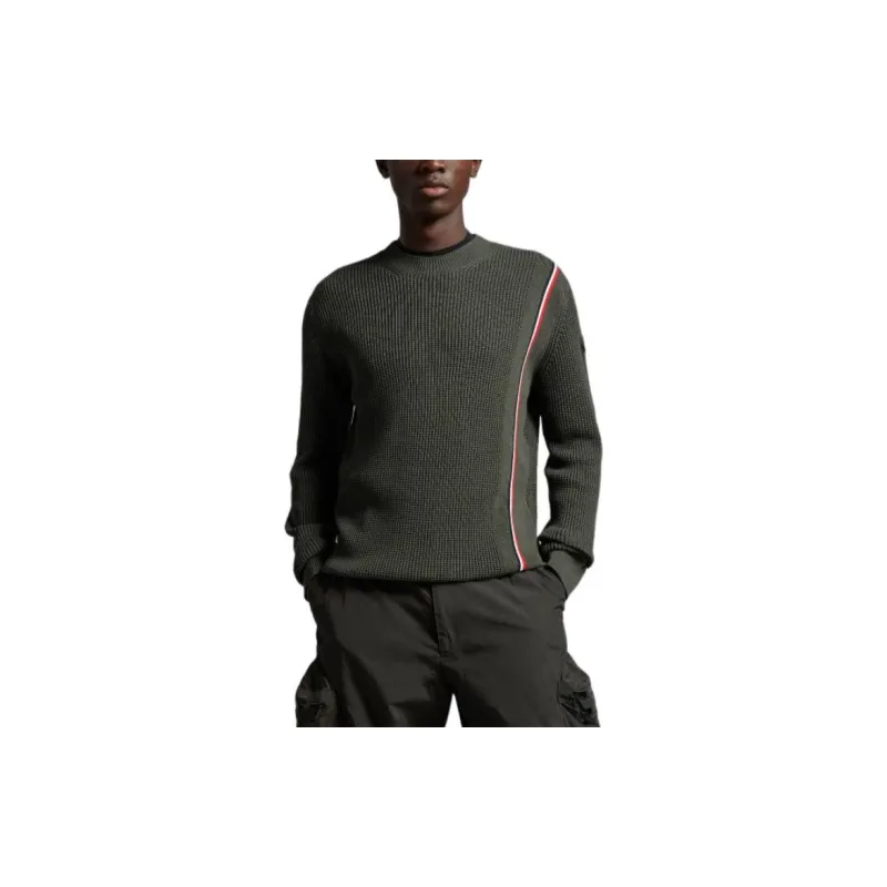 Moncler Sweaters Men Olive Green-3