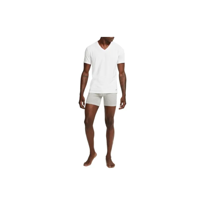 Nike Slim Fit V Neck Undershirt T Shirt Men's 2 Pack White-3