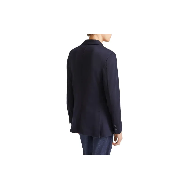 Loro Piana Business Suit Coat Men's Marine Blue-3