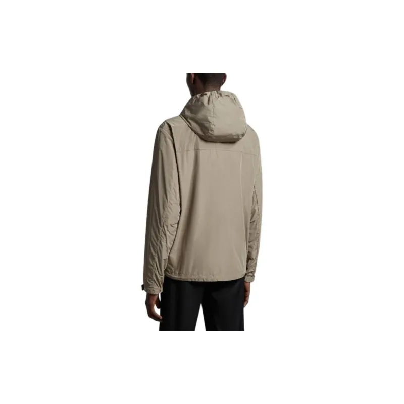 Moncler Hooded Trench Jacket Jacket Jacket Jackets Coats Men's Brown-2
