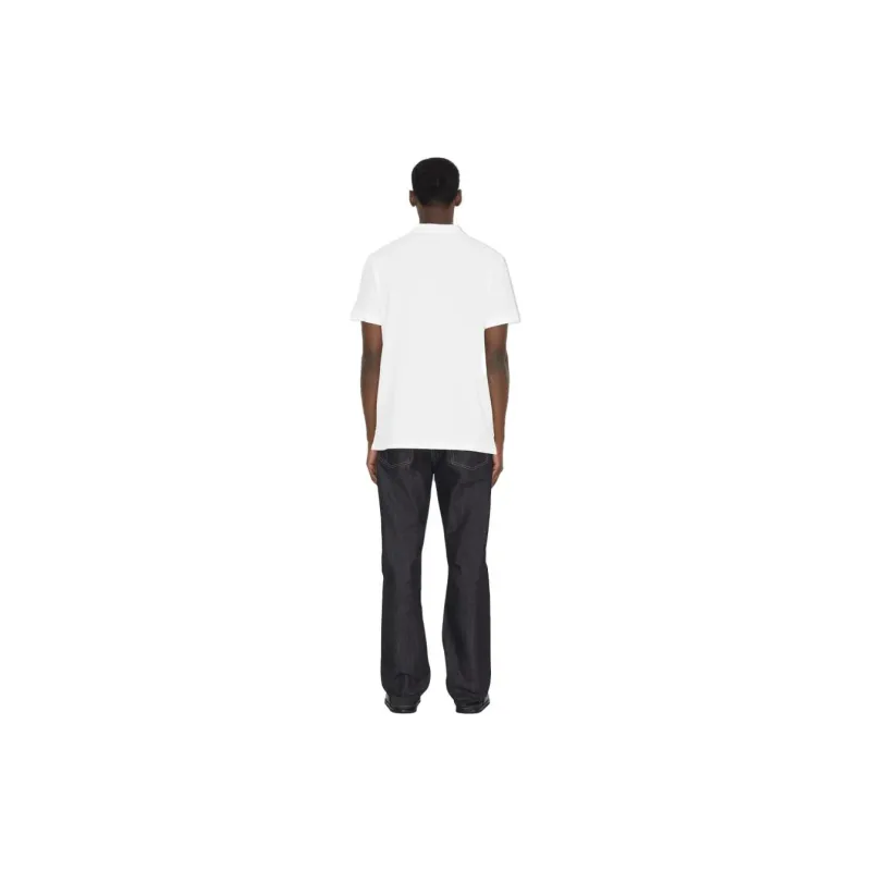 Burberry Monogram Motif Cotton Pique Polo-5