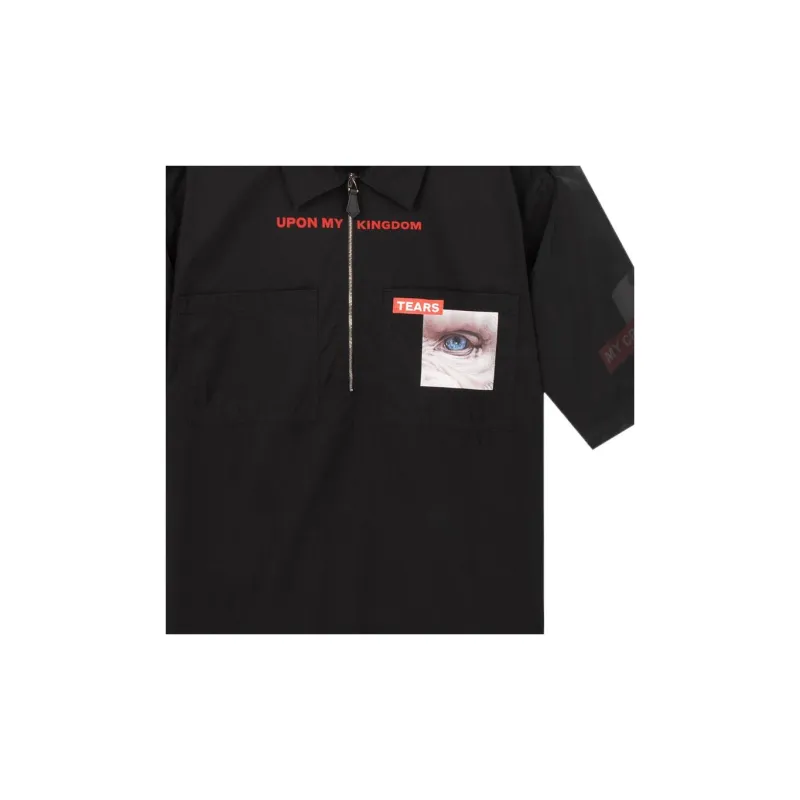 Burberry Shirts Men Black-4