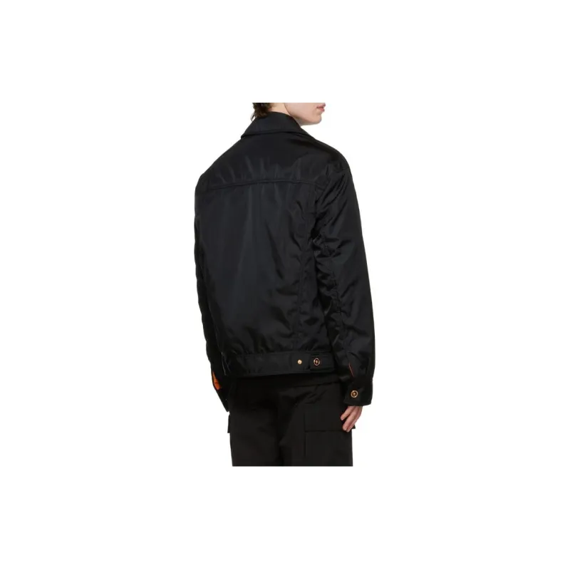 VERSACE Jackets Men Black-7