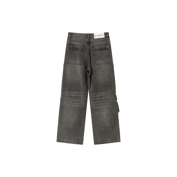 NO ONE ELSE Jeans Unisex Black-1