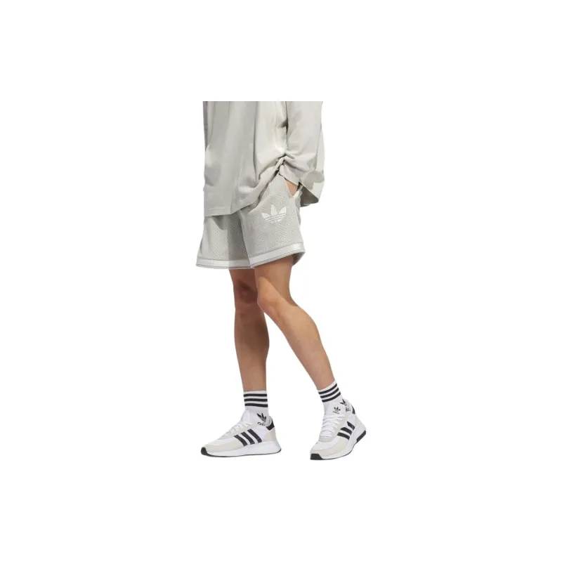 Adidas Originals Casual Shorts Unisex Nubby Gray-5