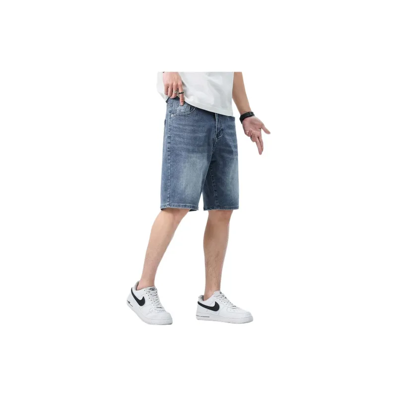 SUNDANCE Denim Shorts Men's Blue-2