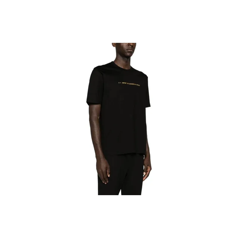 C.P.Company Graphic Badge Crewneck T Shirt-2