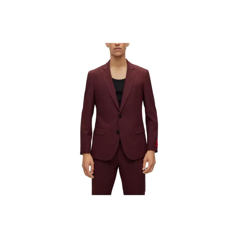 HUGO BOSS Business Suits Men's Deep Red-2