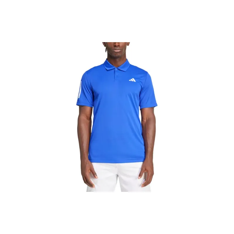 Adidas CLUB 3 STRIPES Polo Shirt Men's Clear Blue-1