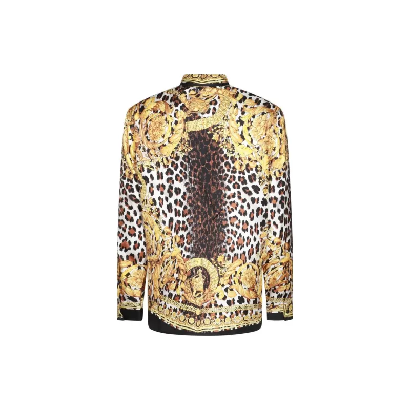 VERSACE Barocco Printed Button Up Shirt-1