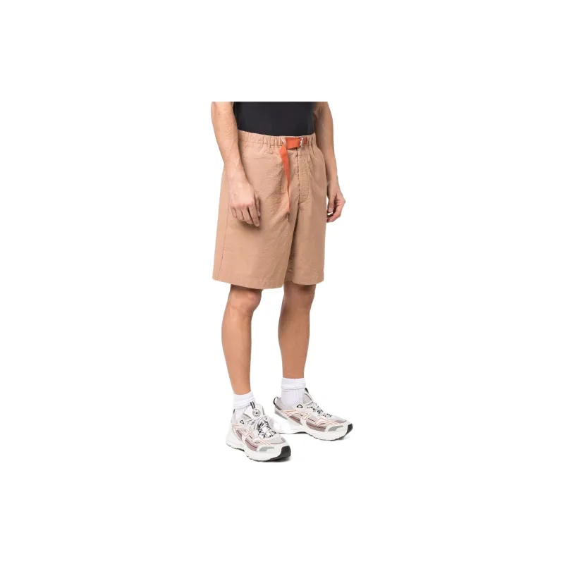 KENZO Logo print Belted Shorts-3