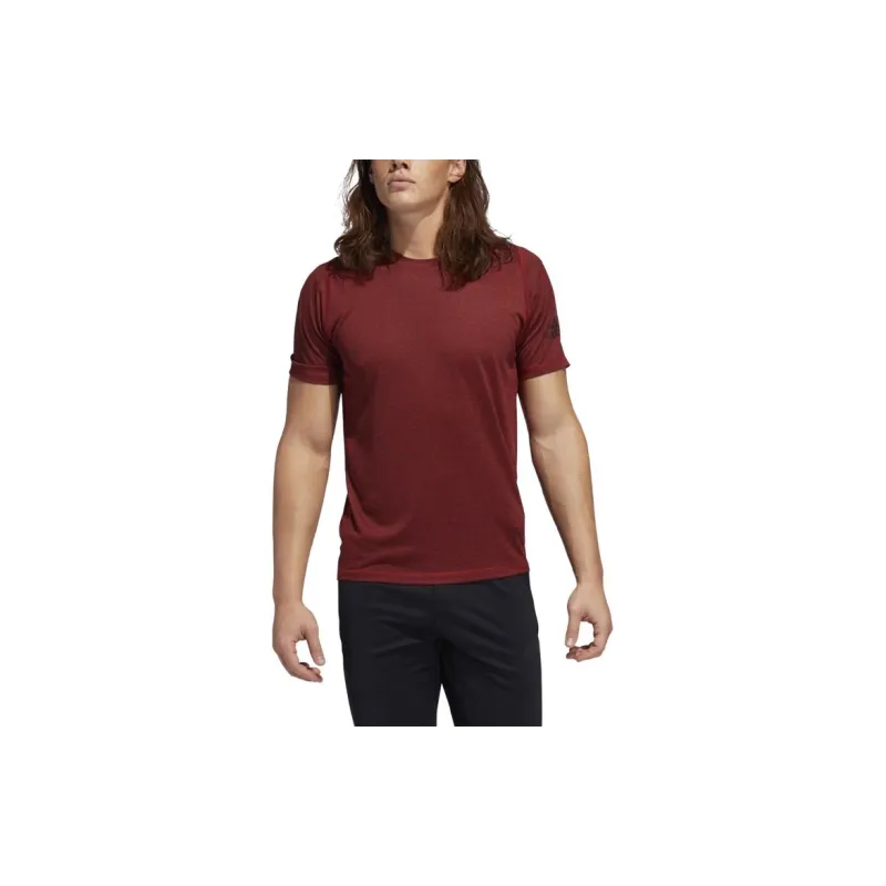 Adidas T Shirts Men Burgundy-2