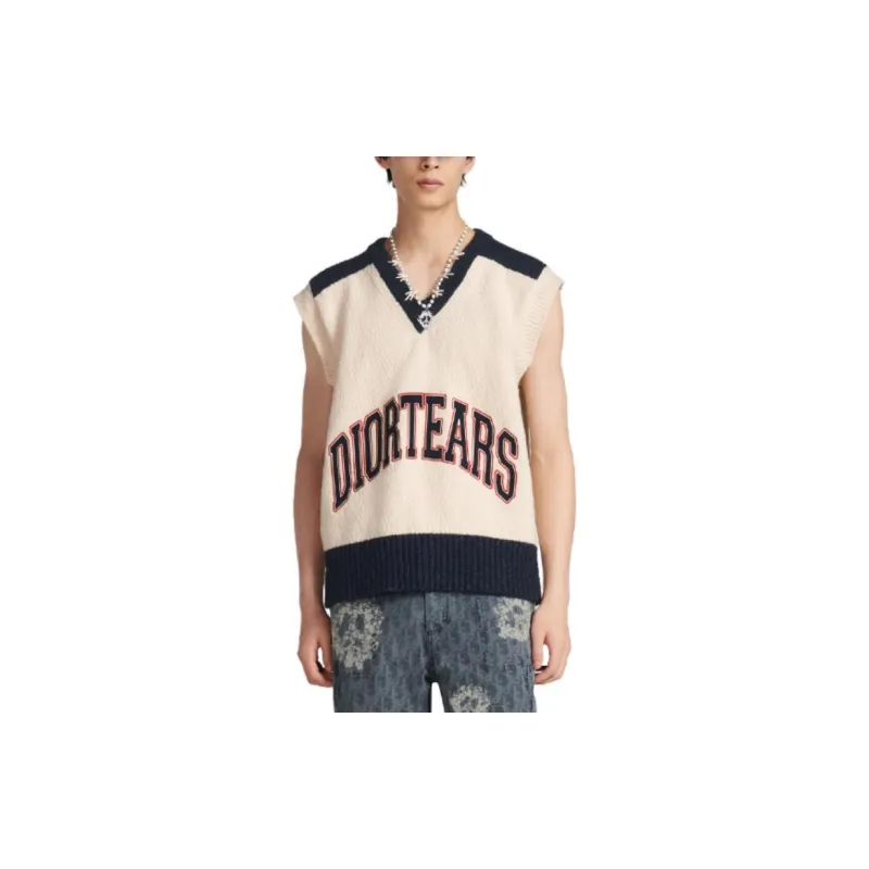DIOR X Denim Tears Sleeveless Sweater-3