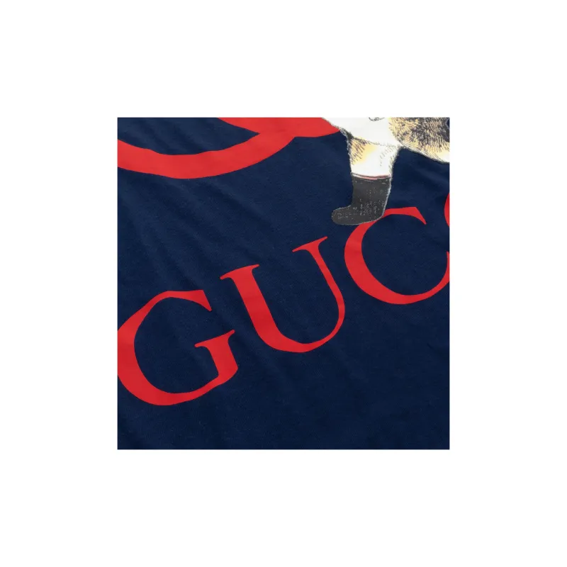 GUCCI T-Shirts Unisex Dark Blue-3