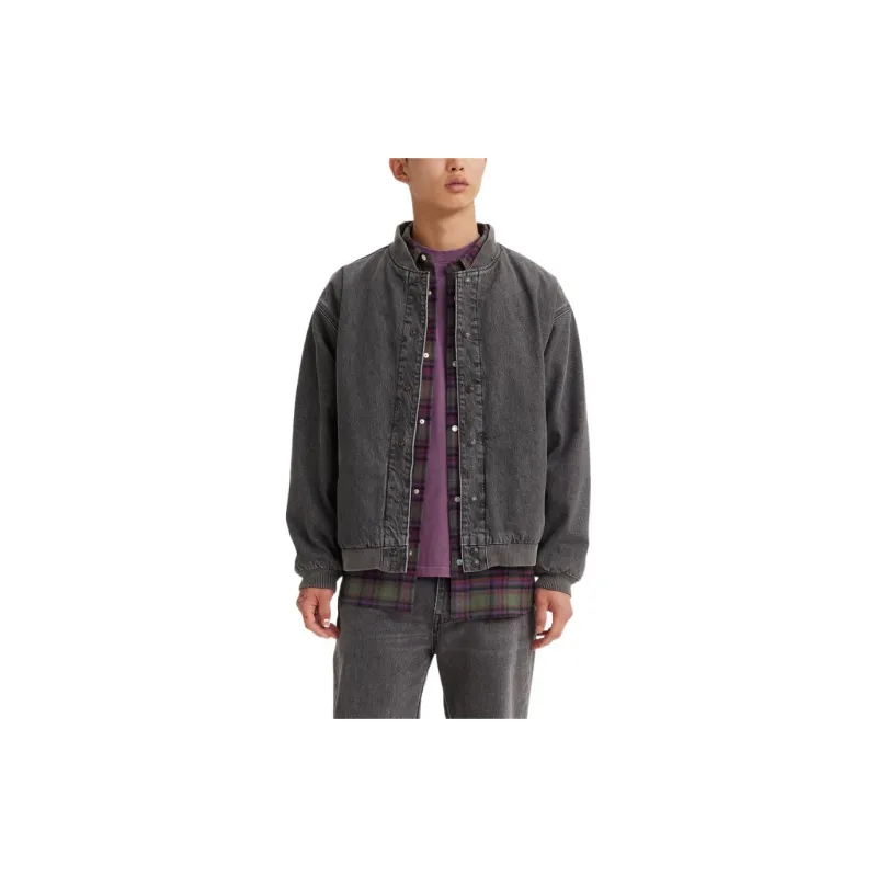 Levis Puffer Jackets Men Gray-2