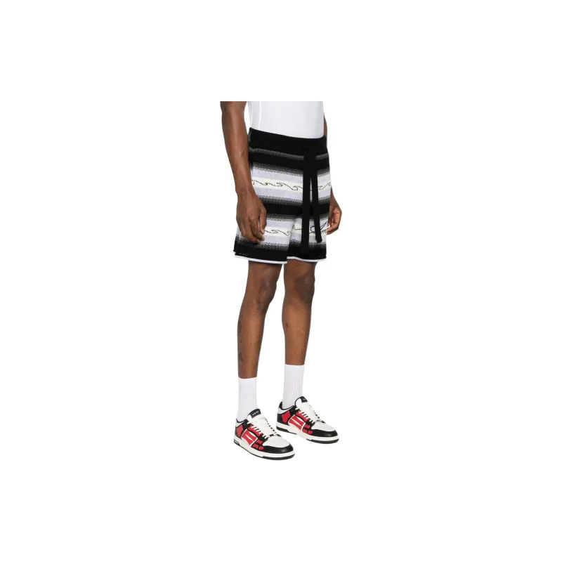 AMIRI Wave Baja Knitted Shorts-3