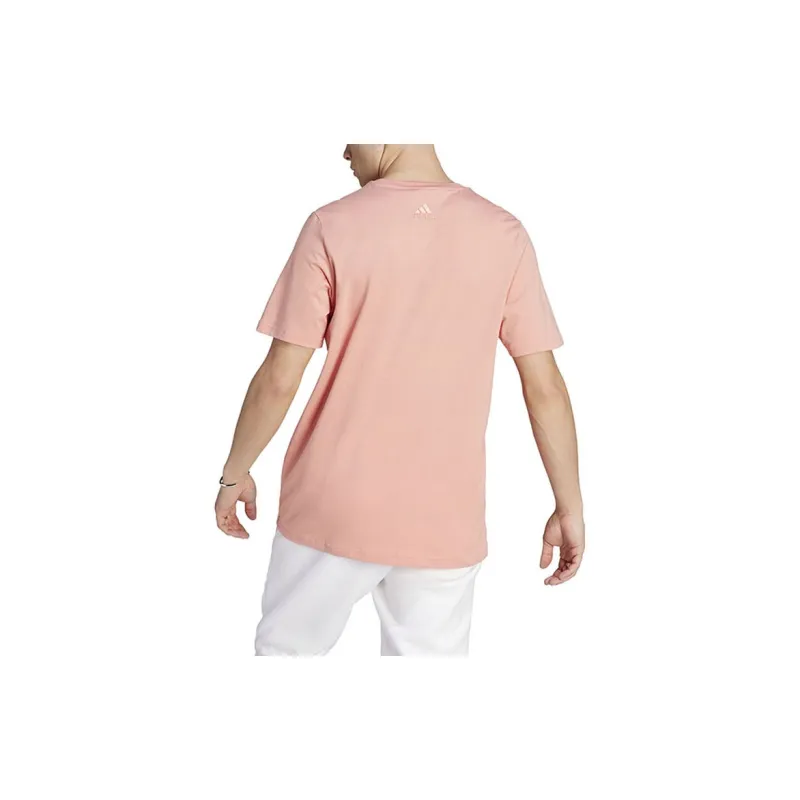 Adidas T Shirts Men Pink-2