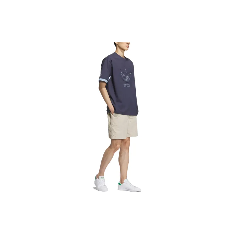 Adidas Originals NAGABA SPORTSWEAR Casual Shorts Men's Khaki-3