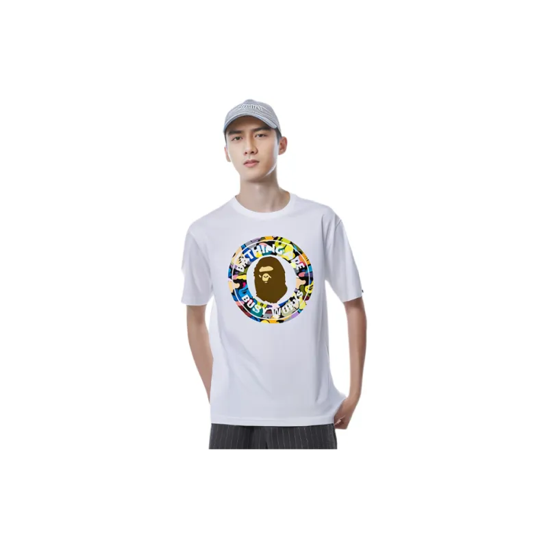 A BATHING APE Multi Camo Busy Works Tee-2