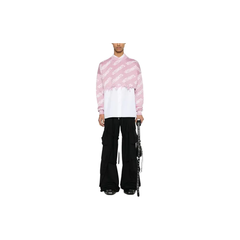 Vetements Logo jacquard Lamé Jumper-1