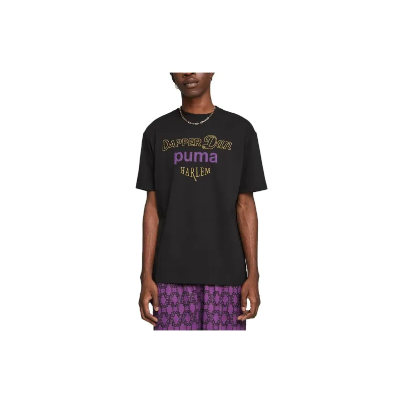 PUMA X DAPPER DAN Co branded Series T Shirts Men Black-2