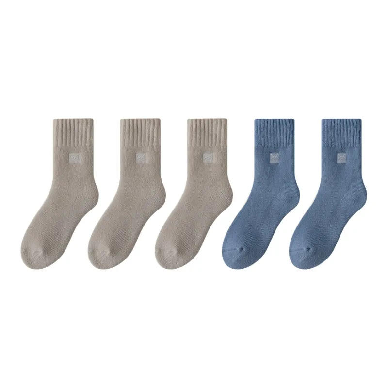 MIIOW Mid Calf Socks Unisex 5 Pack-9
