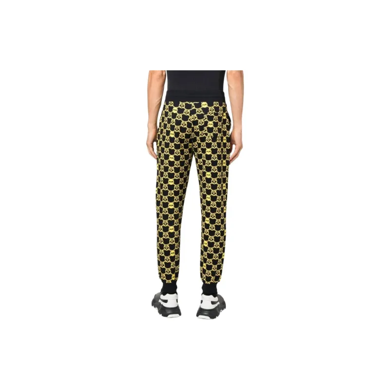 MOSCHINO Knitted Sweatpants Men Black-2