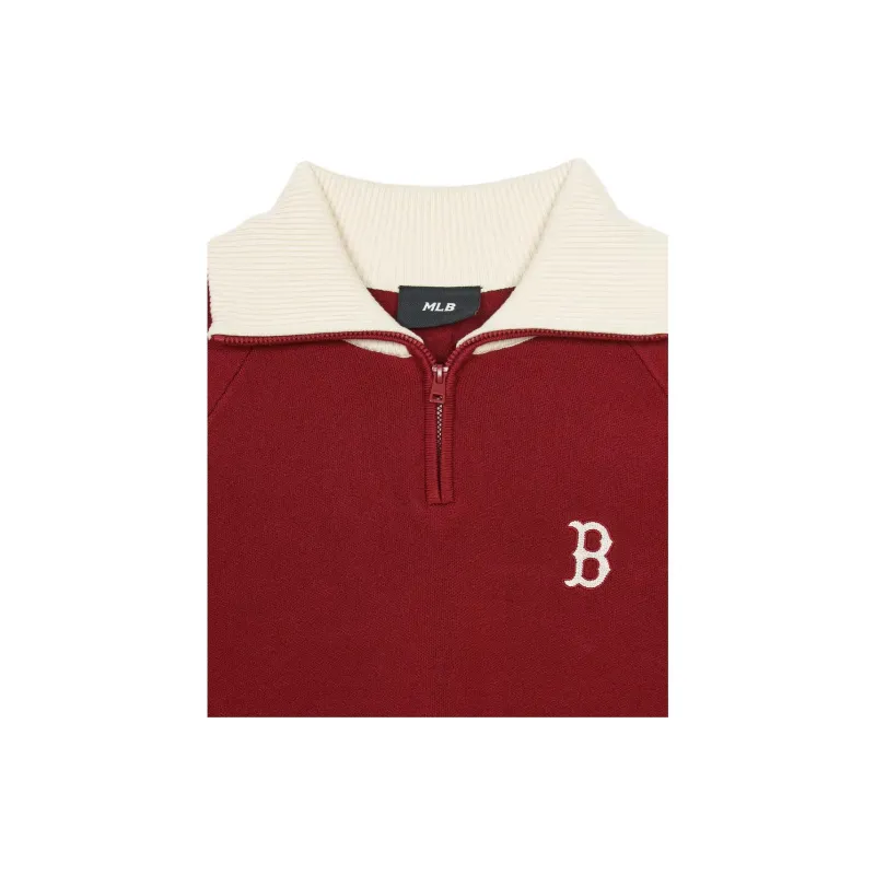 MLB Varsity Boston Red Sox Knitwear Women's Burgundy-3