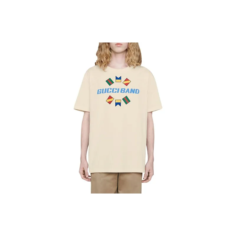 GUCCI Band Print T shirt-2