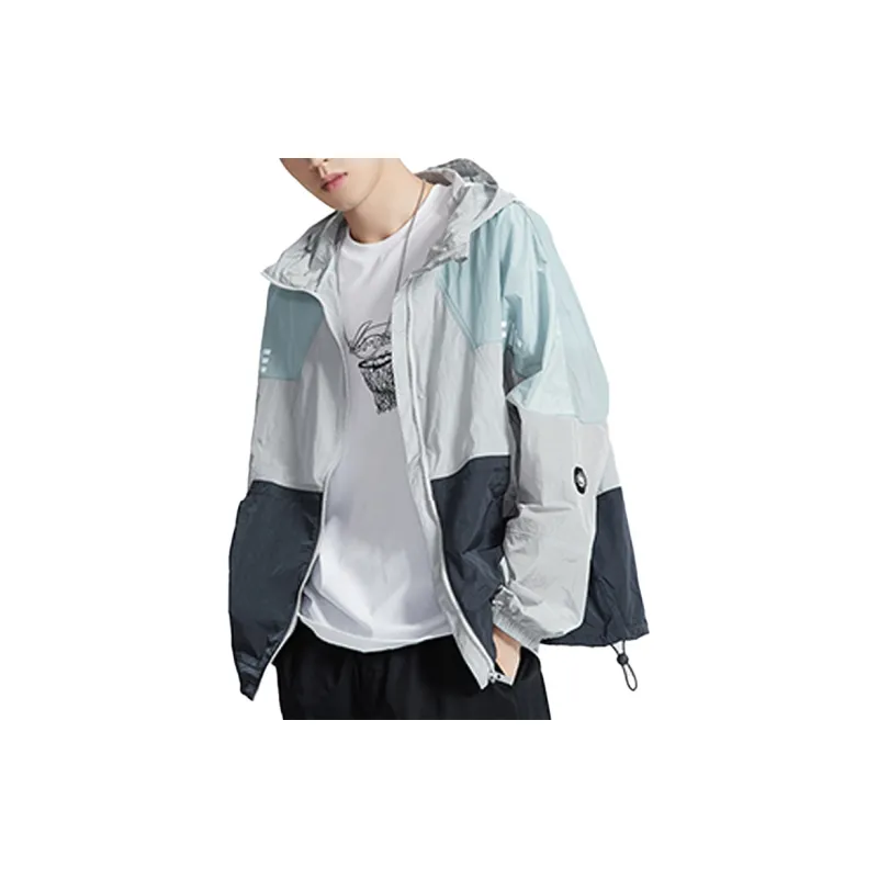 LINING Jackets Men Gray Green-2