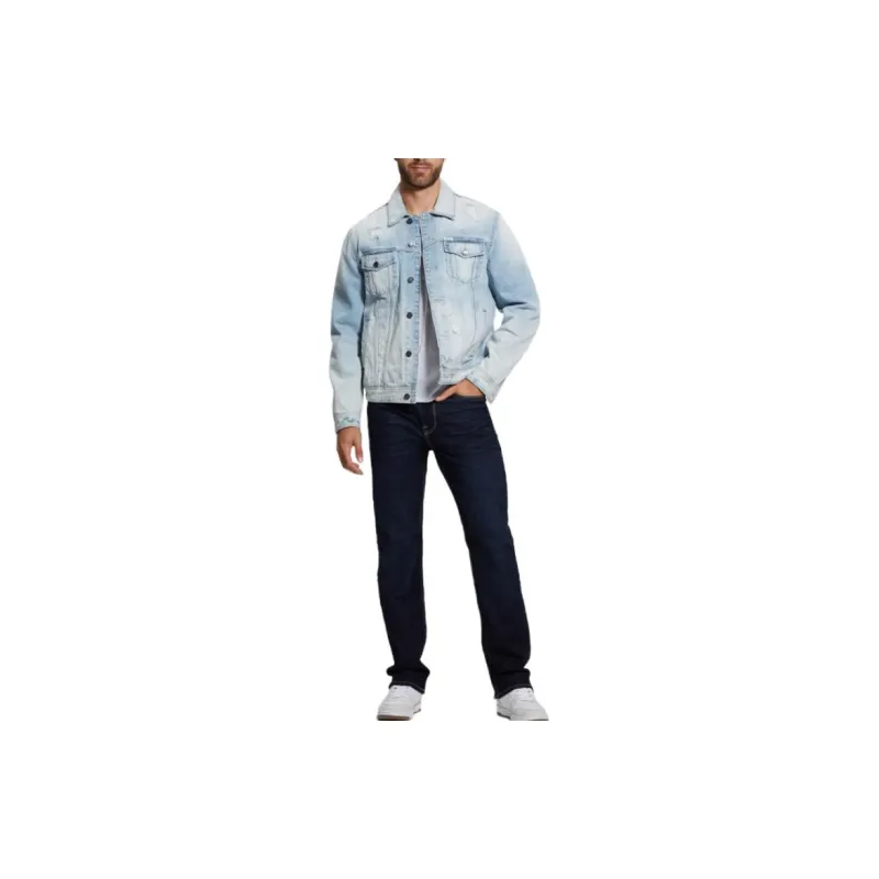 GUESS Regular Straight Jeans Jeans Men's Blue-3