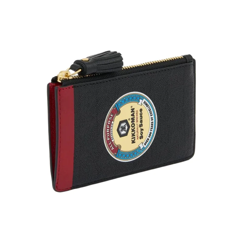 Anya Hindmarch Capri Leather Card Holder Women's Vampire Red-1