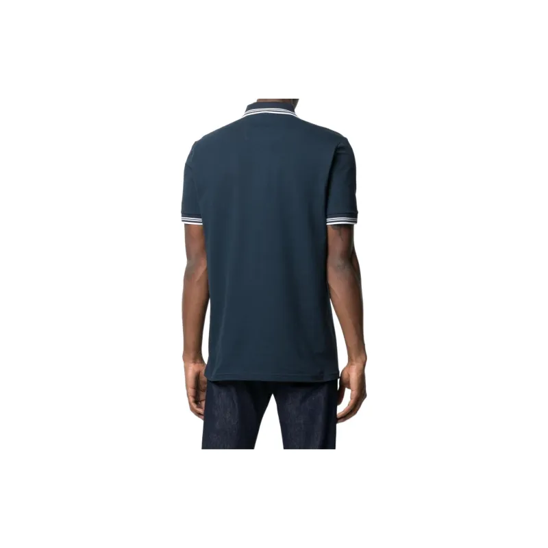 HUGO BOSS Short Sleeve Polo Shirts Men's Blue-3