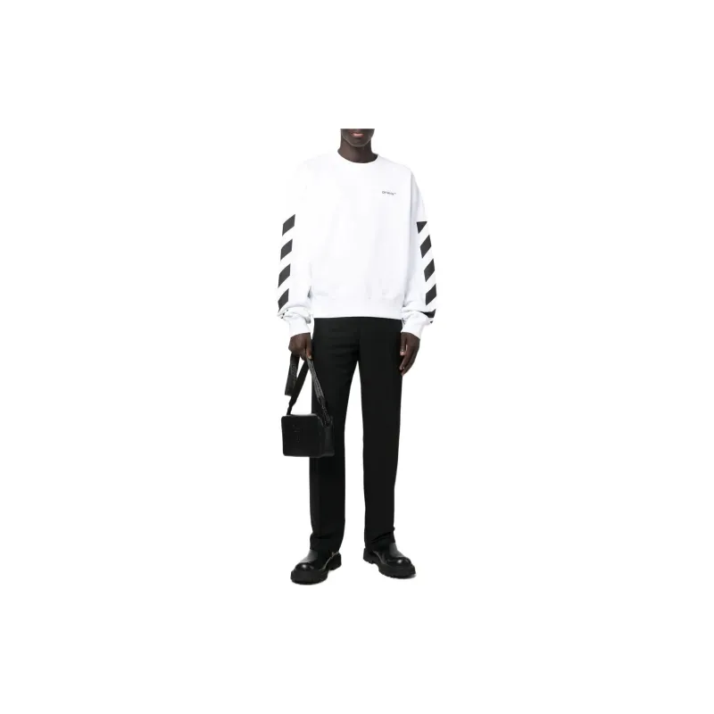 OFF WHITE Sweatshirts Men White-1