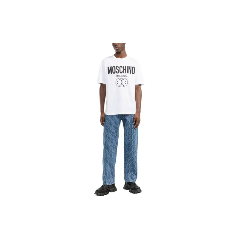 MOSCHINO T Shirts Men White-1