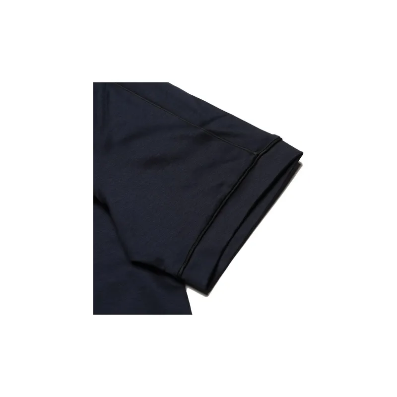 HUGO BOSS Drop Shoulder Sleeve Short Sleeved T Shirts Men's Marine Blue-5