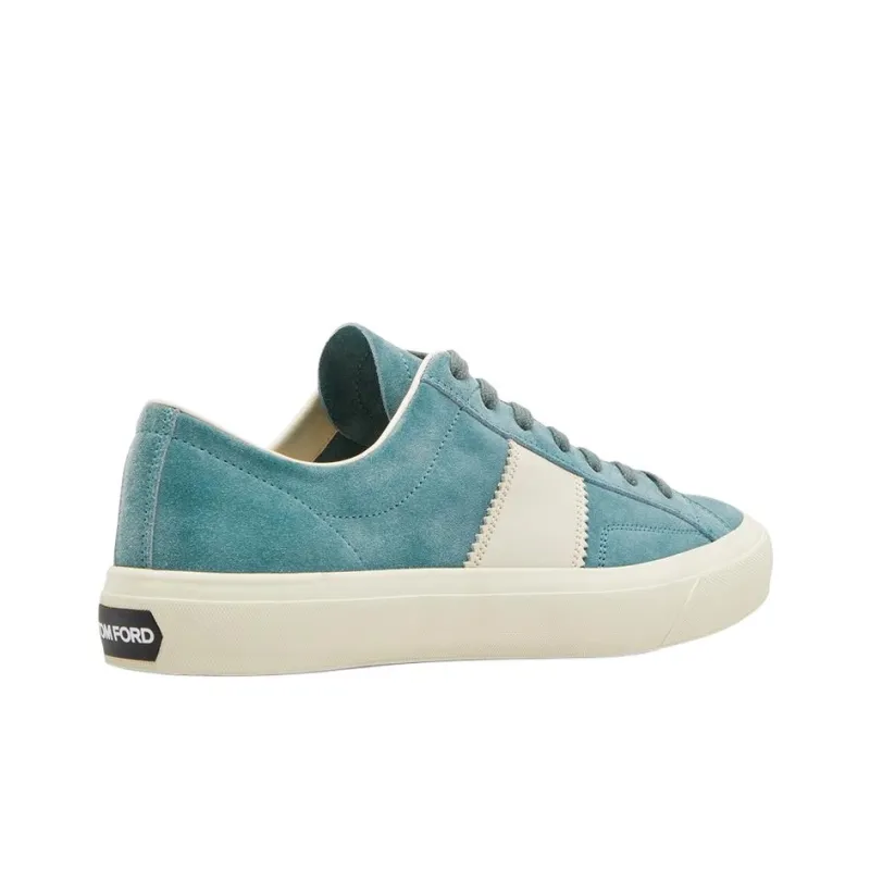 TOM FORD Cambridge Low Top Skateboard Shoes Men's Lake Blue-2