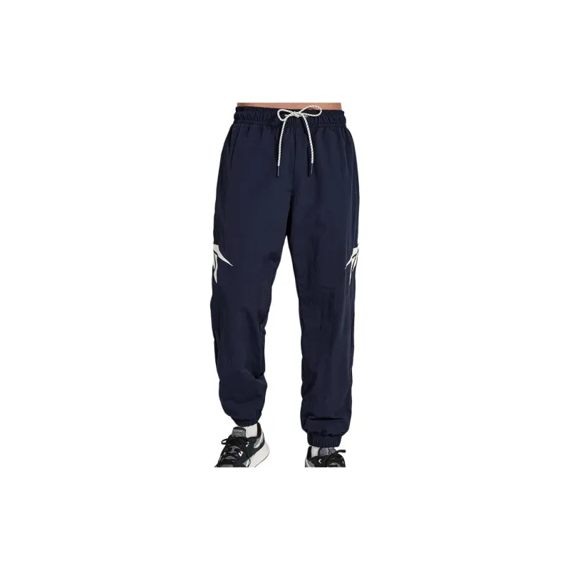 Reebok Knitted Sports Pants Unisex Navy Blue-2
