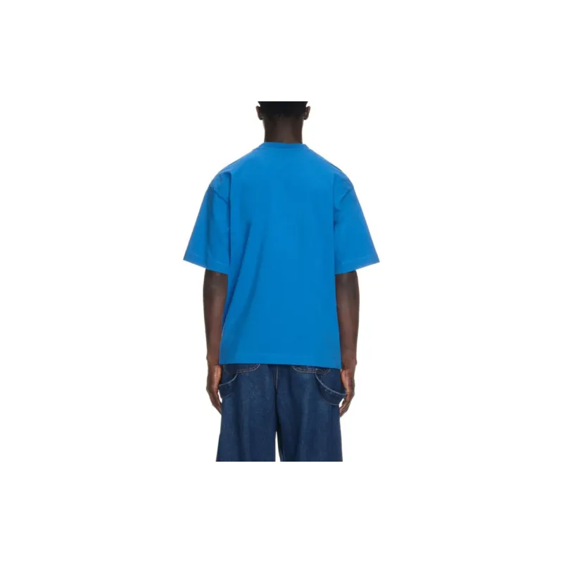 OFF WHITE FW23 T Shirt Loose Fit Unisex Blue-2