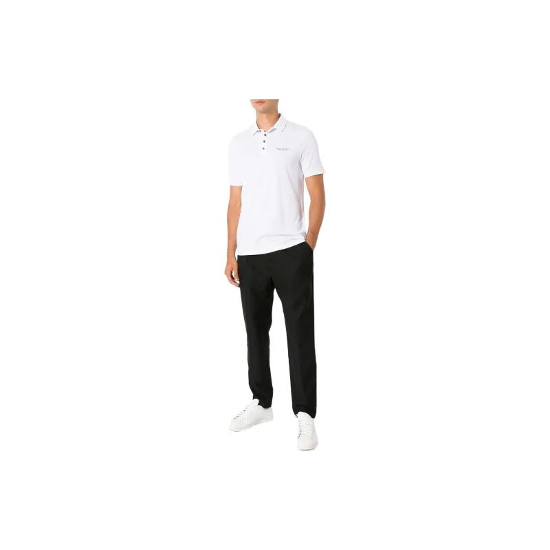 ARMANI EXCHANGE Logo print Polo Shirt-1