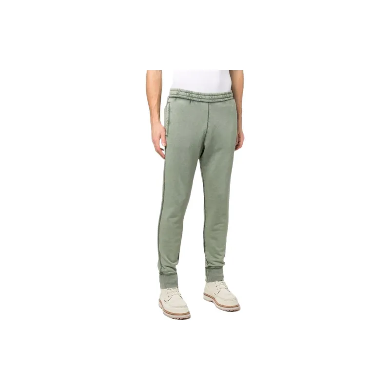 DIESEL Knitted Sweatpants Men Green-2