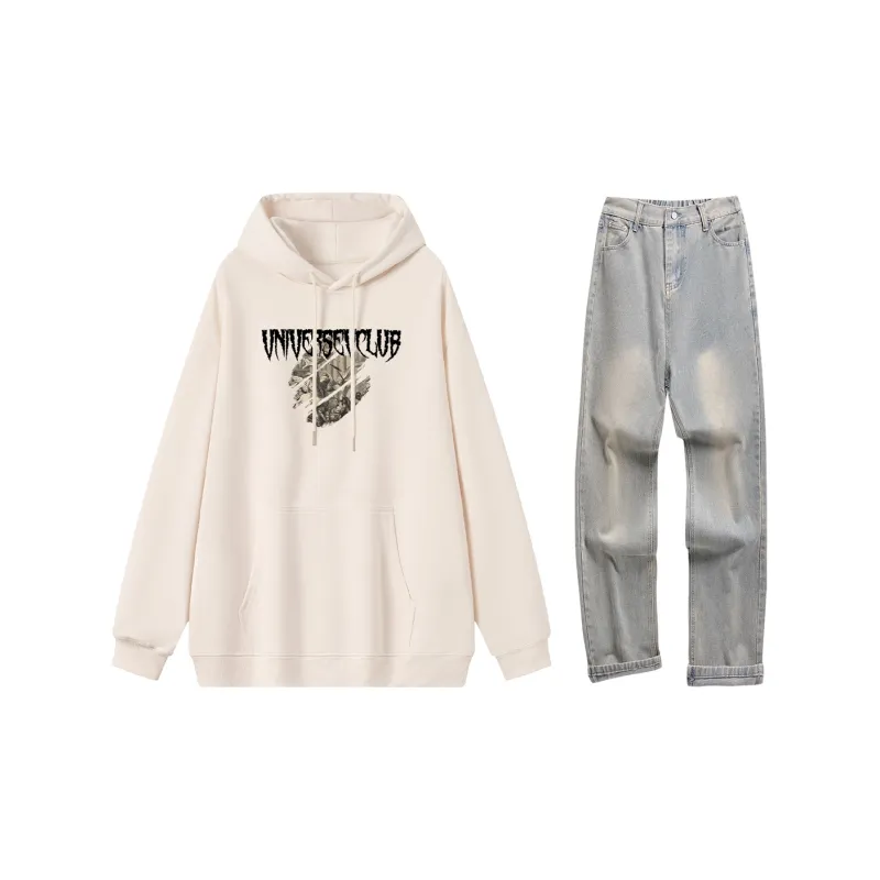 VniVerseVClub Sweatshirt Set Unisex-23