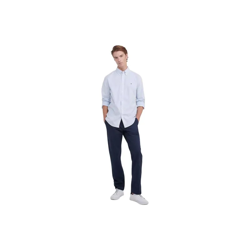 Tommy Hilfiger Shirt Men's Blue White-3