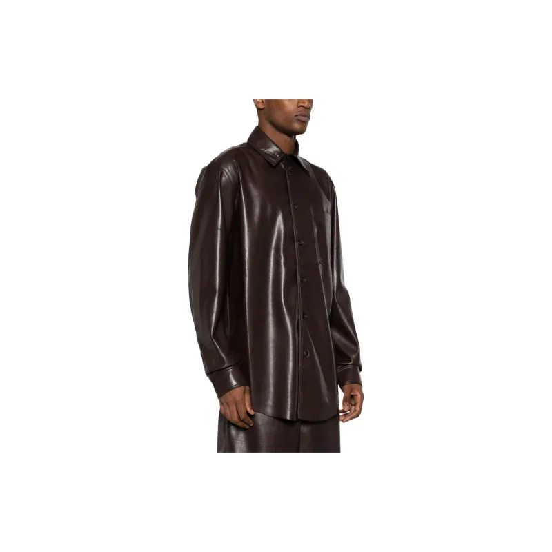NANUSHKA Duco Faux leather Shirt-2