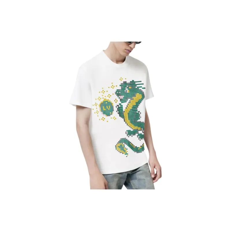 LOUIS VUITTON Short Sleeved Cotton T Shirt-7